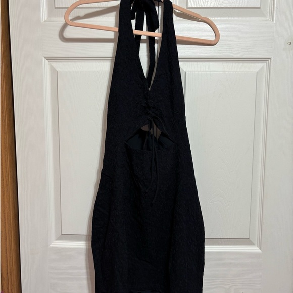 Princess Polly Textured Black Dress - Picture 7 of 7